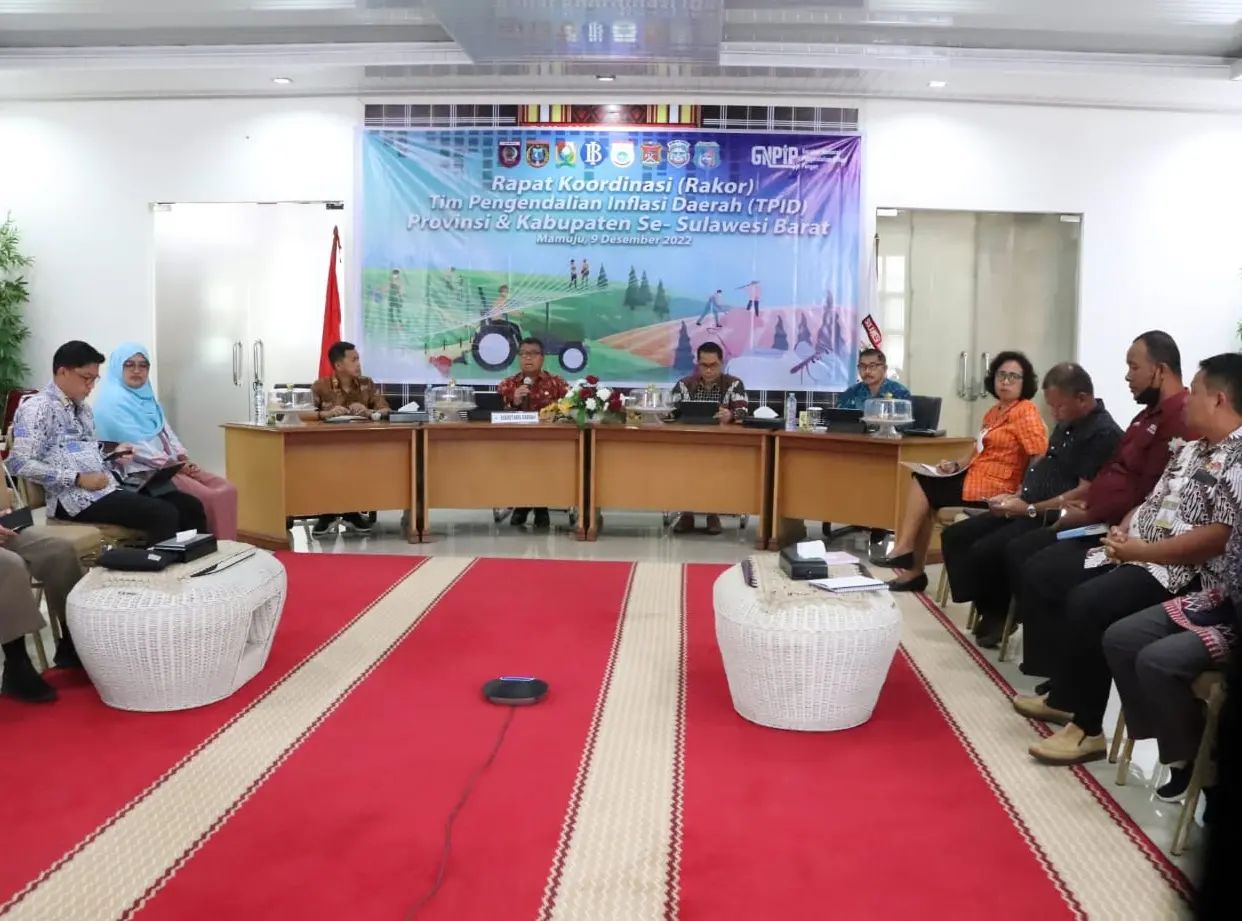 Sekprov Tekankan Kolaborasi Untuk Pengendalian Inflasi di Sulbar